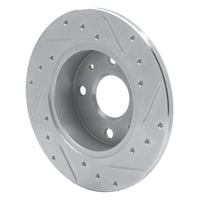 R1 Concepts R1 88-92 Daihatsu CHARADE Front Left Drilled & Slotted Silver Brake Rotor