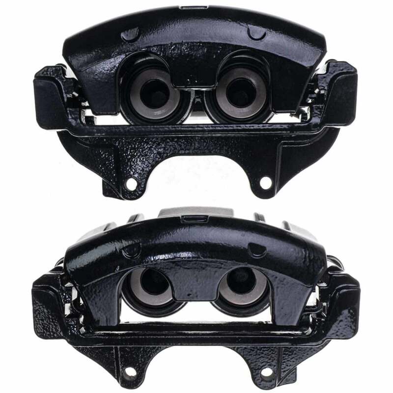 PowerStop Power Stop 2014 Chrysler 200 Front Black Caliper - Pair w/Bracket