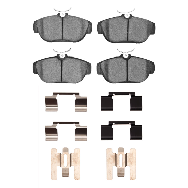 R1 Concepts R1 91-98 Volvo S90 Front Euro Ceramic Brake Pads and Hardware Kit
