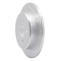 R1 Concepts R1 03-10 Chrysler PT Cruiser Rear Right Drilled & Slotted Silver Brake Rotor