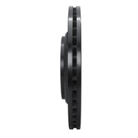 R1 Concepts R1 15-25 Acura MDX Front Left Drilled & Slotted Black Brake Rotor