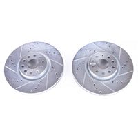 PowerStop Power Stop 2018 Volkswagen Atlas Front Evolution Drilled & Slotted Rotors - Pair
