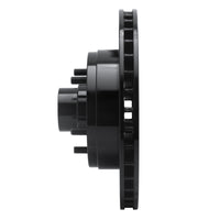 R1 Concepts R1 91-96 Buick COMMERCIAL CHASSIS Front Left Drilled & Slotted Black Brake Rotor