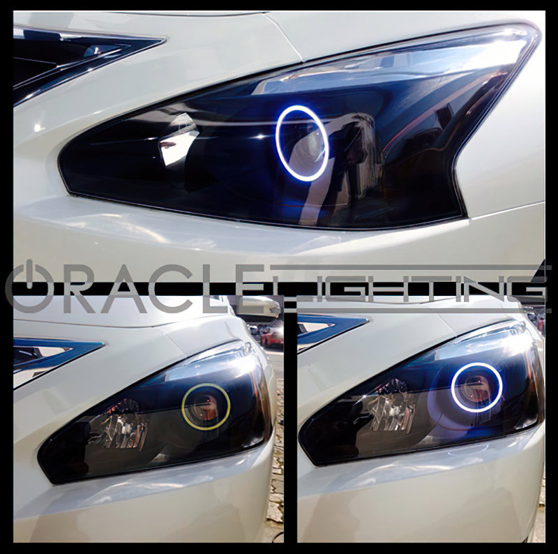 ORACLE Lighting Oracle Nissan Altima Sedan 13-15 Halo Kit - ColorSHIFT w/ Simple Controller