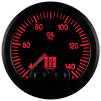Autometer Stack 52mm 40-140 Deg C 1/8in NPTF Male Pro-Control Oil Temp Gauge - Black