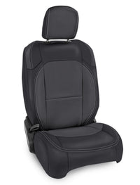 PRP Seats PRP 2018+  Jeep Wrangler JL/2 door/ Non-Rubicon Front Seat Covers (Pair) - Black/Grey