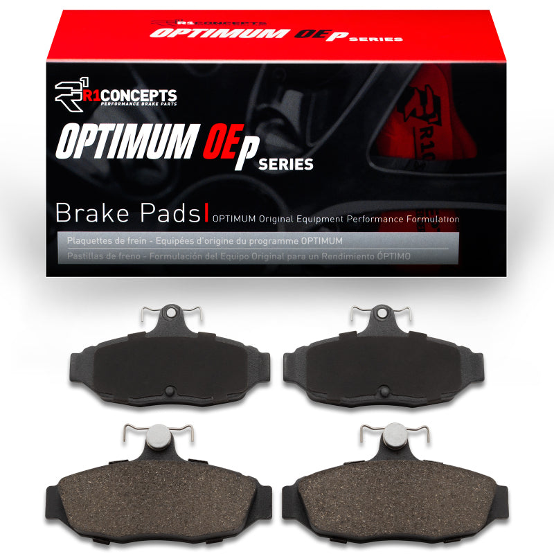 R1 Concepts R1 86-93 Ford Mustang Rear R1 Optimum OE Brake Pads