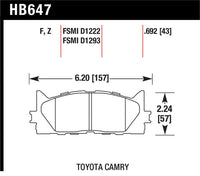 Hawk Performance Ceramic Street Brake Pads