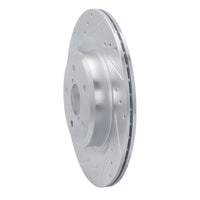 R1 Concepts R1 19-25 Subaru ASCENT Rear Left Drilled & Slotted Silver Brake Rotor
