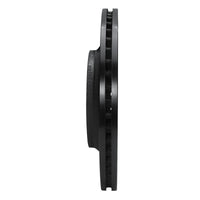 R1 Concepts R1 87-93 Saab 900 Front Right Drilled & Slotted Black Brake Rotor