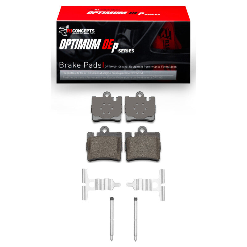 R1 Concepts R1 00-03 Mercedes-Benz S600 Rear Optimum OE Pads & Hardware Kit