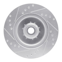 R1 Concepts R1 70-72 Dodge CHALLENGER Front Right Drilled & Slotted Silver Brake Rotor