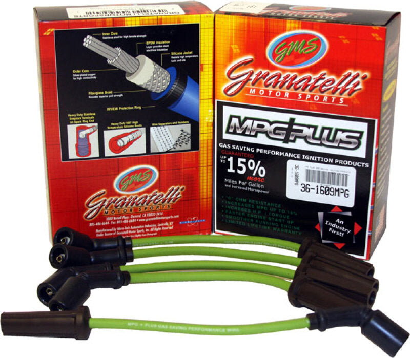 Granatelli Motor Sports Granatelli 01-02 Dodge Neon 4Cyl 1.6L/2.0L MPG Plus Ignition Wires
