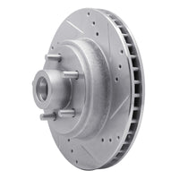 R1 Concepts R1 70-72 Ford LTD Front Right Drilled & Slotted Silver Brake Rotor