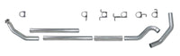 Diamond Eye Performance Diamond Eye KIT 4in Turbo Back MFLR RPLCMENT PIPE SGL AL: 98.5 - 02 DODGE CUMMINS 5.9L