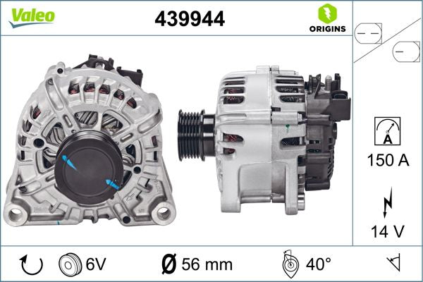 VALEO VAL439944 Alternator