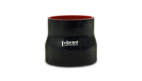 Vibrant 4 Ply Reducer Couper 3.5in ID x 3.75in ID x 3.0in Long - Black