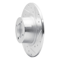 R1 Concepts R1 67-76 BMW 1600 Front Right Drilled & Slotted Silver Brake Rotor