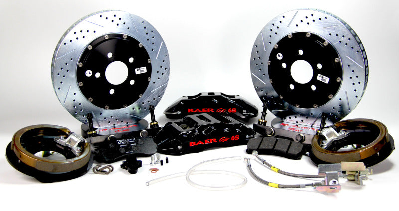 Baer Brakes 60-74 Chevrolet C10 Pickup 15in Extreme+ Rear Brake Kit-Black-