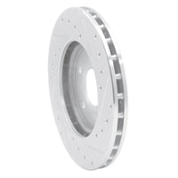R1 Concepts R1 95-00 Chrysler SEBRING Front Left Drilled & Slotted Silver Brake Rotor