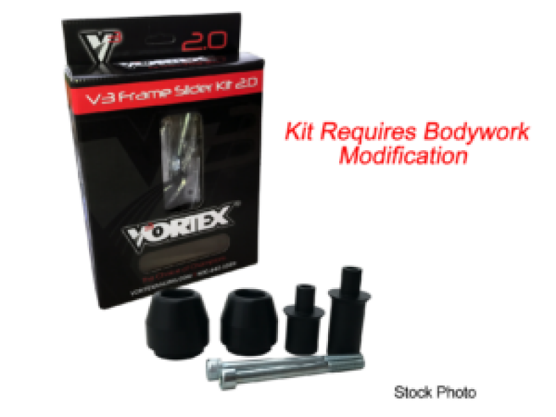 Vortex Racing 06-10 Suzuki GSX-R 600,750 V3 2.0 Frame Slider Kit- Modification Required