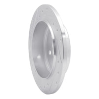 R1 Concepts R1 03-10 Chrysler PT Cruiser Rear Right Drilled & Slotted Silver Brake Rotor