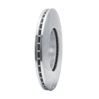 R1 Concepts R1 16-24 Mini Cooper (Excl Clubman) Front Left Drilled & Slotted Silver Brake Rotor