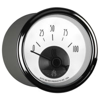 Autometer Prestige Series Pearl 2-1/16in 100PSI Electronic Oil Pressure Gauge