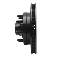 R1 Concepts R1 1994-1999 Dodge Ram 2500 Front Right Drilled & Slotted Black Brake Rotor