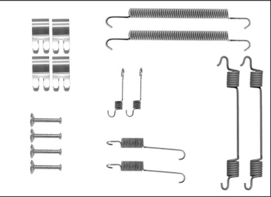TEXTAR 97039800 Brake Shoe Fitting Kit