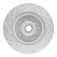 R1 Concepts R1 97-99 Ford F-150 RWD Front Right Drilled & Slotted Silver Brake Rotor