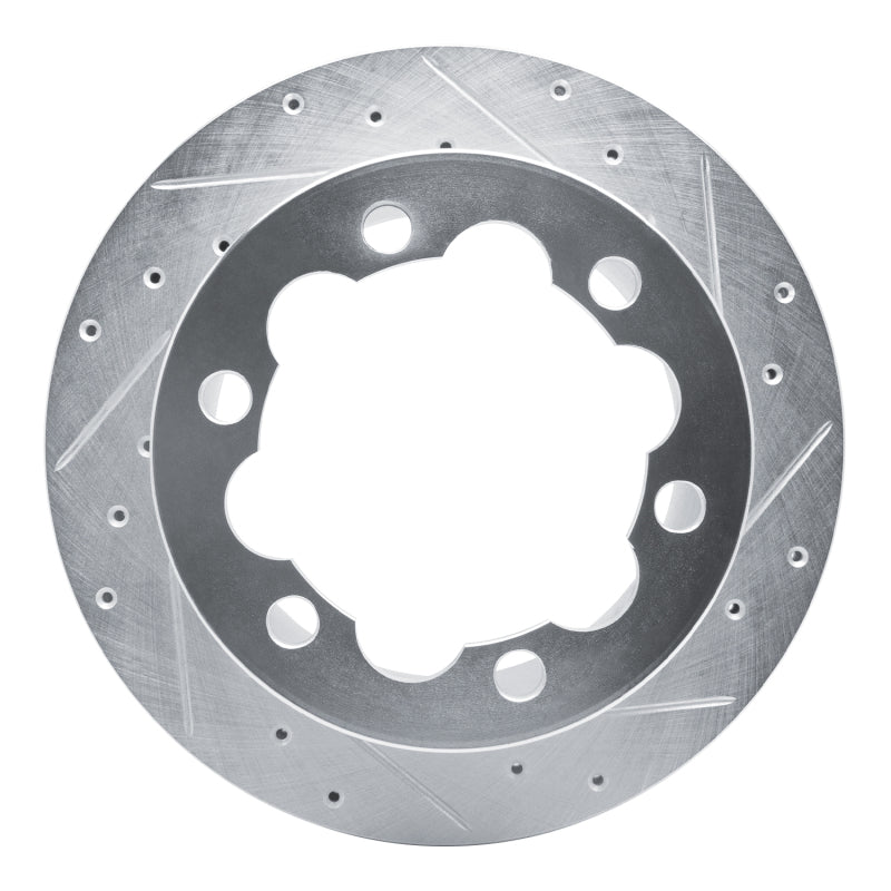 R1 Concepts R1 02-06 Dodge Sprinter 3500 Rear Right Drilled & Slotted Silver Brake Rotor