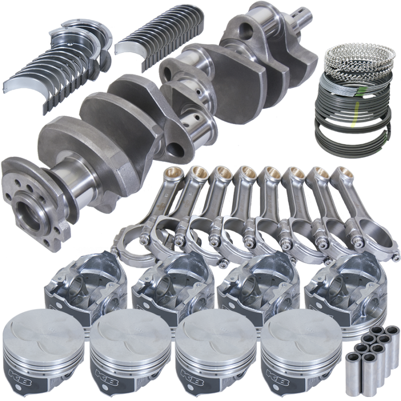 Eagle Chevy 400 3.750in Crank 5.700in I-Beam Rods -7cc Flat Top 4.165in Pistons Rotating Assembly