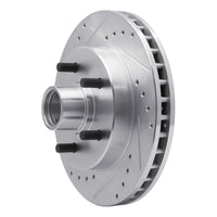 R1 Concepts R1 1988-1994 Chevrolet C1500 Front Left Drilled & Slotted Silver Brake Rotor