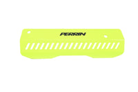 Perrin Performance PERRIN 22-26 Subaru WRX Pulley Cover - Neon Yellow (SHORT - For Use w/PERRIN AOS)