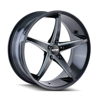 Touren 3270 TR70 17x7.5 / 5x120 BP / 40mm Offset / 74.1mm Hub Gloss Black Milled Wheel
