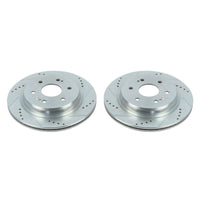 PowerStop Power Stop 19-20 Chevrolet Silverado 1500 Rear Evolution Drilled & Slotted Rotors - Pair