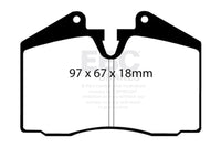 EBC 89-95 Ferrari 348 3.4 Redstuff Front/Rear Brake Pads (Axle Set Only)