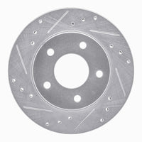R1 Concepts R1 90-90 Pontiac 6000 Rear Left Drilled & Slotted Silver Brake Rotor