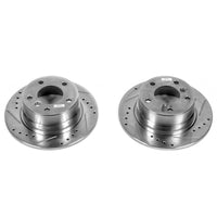 PowerStop Power Stop 03-05 BMW Z4 Rear Evolution Drilled & Slotted Rotors - Pair