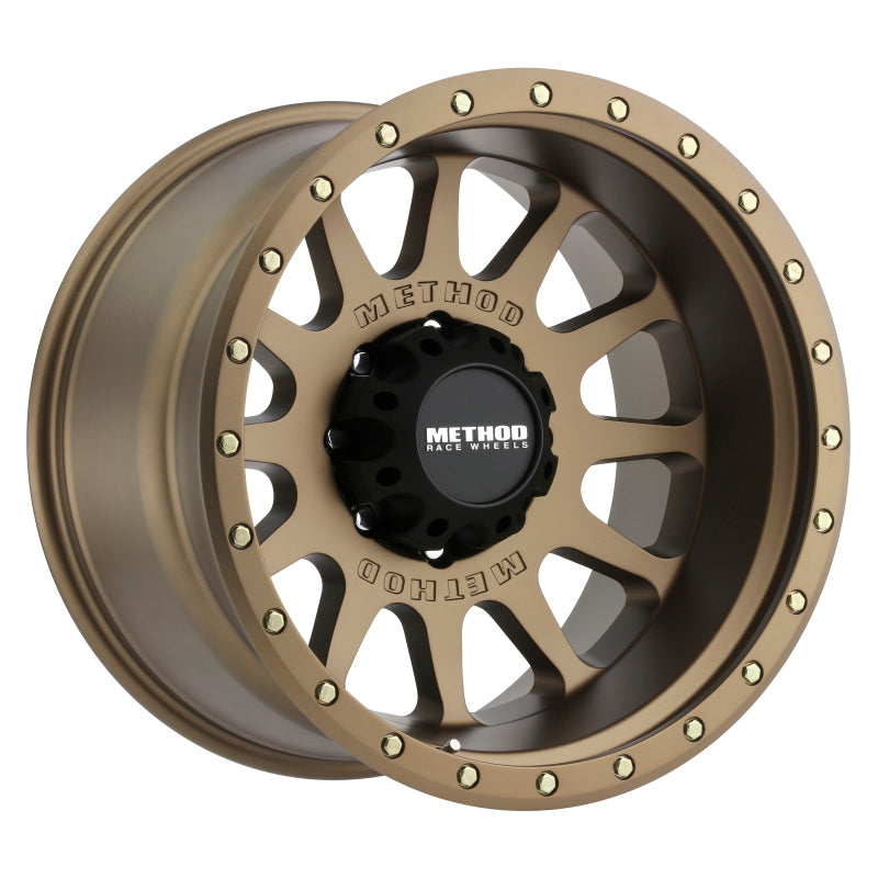 Method Wheels Method MR605 NV 20x12 -52mm Offset 8x6.5 121.3mm CB Method Bronze Wheel