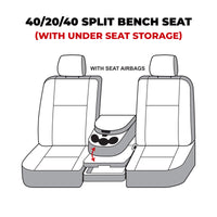 Covercraft 13-16 Dodge Ram Waterproof Polyester SeatSaver Custom Front Row Seat Covers - Grey
