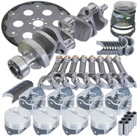 Eagle Chevy 350 1Pc 3.750in Crank 5.700in I-Beam Rods 4.000in Pistons 168 Tooth FP Balanced Assembly