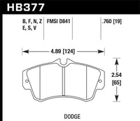 Hawk Performance Hawk SRT4 HPS Street Front Brake Pads
