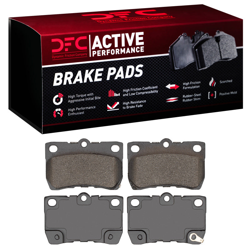 DFC 06-13 Lexus GS430 Rear Active Performance Pads - Low Metallic