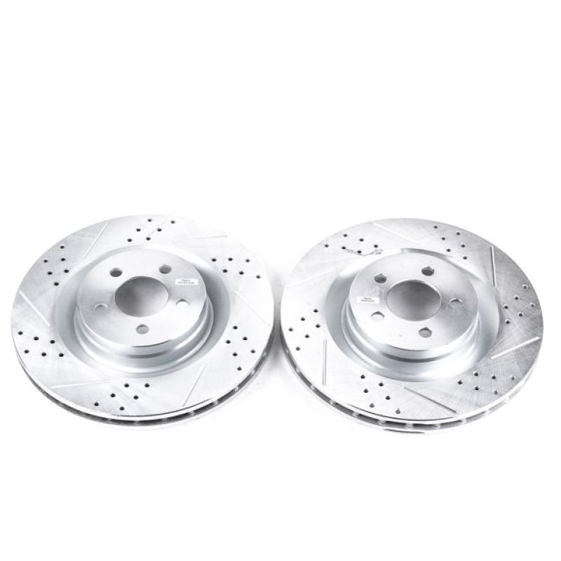 PowerStop Power Stop 05-10 Chrysler 300 Front Evolution Drilled & Slotted Rotors - Pair