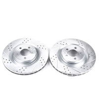 PowerStop Power Stop 05-10 Chrysler 300 Front Evolution Drilled & Slotted Rotors - Pair