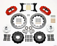 Wilwood Narrow Superlite 6R Front Hub Kit 12.88in Drill Red 79-87 GM G Body