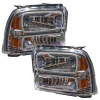ORACLE Lighting Oracle 05-07 Ford F-250/350 SMD HL - Chrome - ColorSHIFT w/ Simple Controller