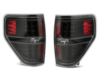Raxiom 09-14 Ford F-150 Styleside LED Tail Lights- Black Housing (Clear Lens)